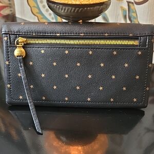 HOBO Pebbled leather Lumen Continental wallet